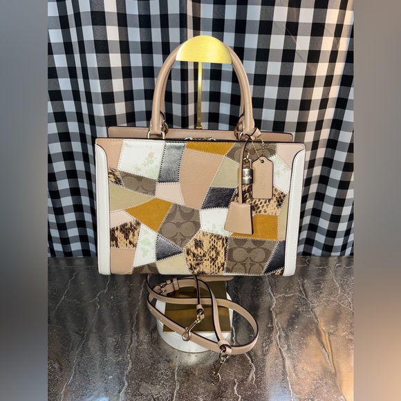 Coach Handbags - Coach Zoe Patchwork Carryall 2019 NWOT